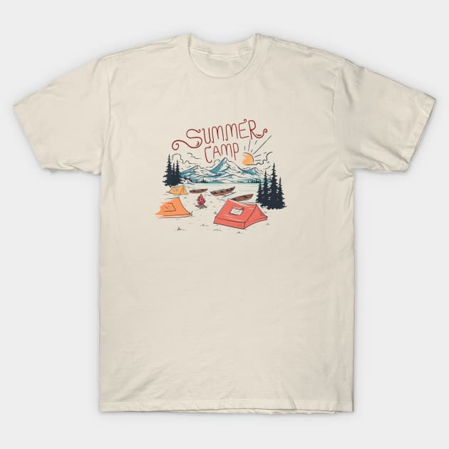 Summer camp T-Shirt by dewantyovani